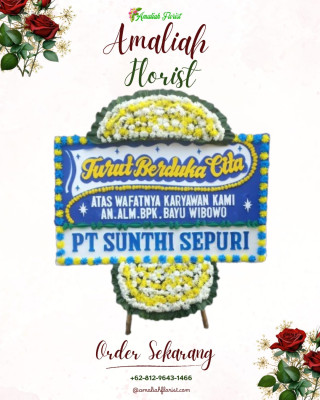 Papan Bunga Duka di Lempuing