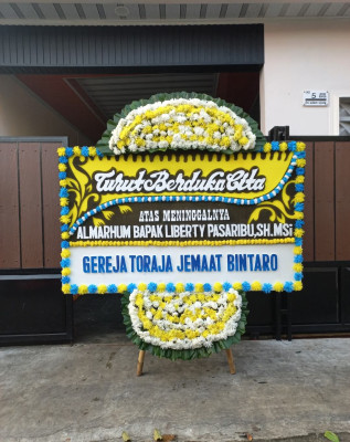 Papan Bunga Duka di Lempuing