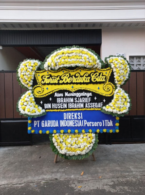 Papan Bunga Duka di Lempuing