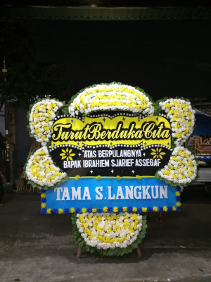 Papan Bunga Duka di Lempuing