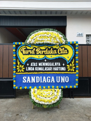 Papan Bunga Duka di Lempuing